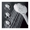Alpi Idroterapia - Ručná sprcha s tlačidlom SELECT Ø123 mm, tri prúdy, chróm DC060CR