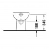 Duravit D-Code - Stojace WC, 480x350 mm, biela 21080900002
