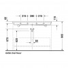 Duravit 2nd floor - Umývadlo do nábytku 1200x505 mm, s prepadom, biela 0491120000