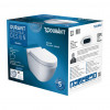 Duravit Starck 3 - závesné WC + sedátko so sklápacou automatikou (set), D 42250900A1