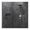 Hansgrohe Rainfinity - Tyčová ručná sprcha 100 1jet, kartáčovaný čierny chróm 26866340