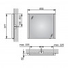 Keuco Royal Reflex.2 - Zrkadlo s osvetlením 650x577mm, 14296002000