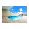 Sanicro - sprcha k bazénu INOX, bez zmiešavania - len na studenú vodu, výška 215 cm, SC CL4000