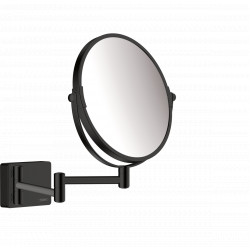 Hansgrohe AddStoris - Kozmetické zrkadlo Ø188 mm, čierna matná 41791670