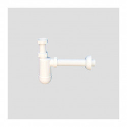 Sanit - Umývadlový plastový sifón G1 1/4 x 40 mm, biela