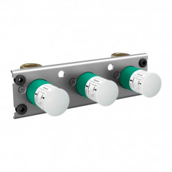 Axor Edge - Základné teleso pre termostat pod omietku pre 2 spotrebiče, 45442180