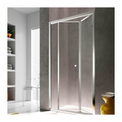 Glass 1989 Isy - Sprchový kút sklopné dvere do niky alebo v kombinácii s bočnou stenou, veľkosť 80 cm, profily chrómové, číre sklo, GIJ0003T500