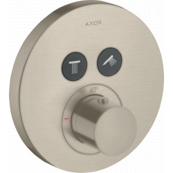 Axor ShowerSelect - Termostat pod omietku pre 2 spotrebiče, kartáčovaný nikel 36723820