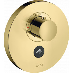 Axor ShowerSelect - Termostat HighFlow pod omietku pre 1 spotrebič a ďalší výtok, leštená mosadz 36726930