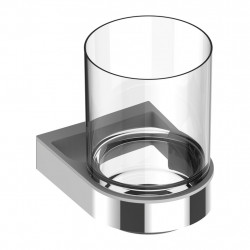 Keuco Smart.2 - Držiak s pohárom z krištáľového skla, chróm 14750019000