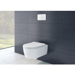 Villeroy & Boch Soul - Závesné WC so sedátkom SoftClose, alpská biela 4656HR01