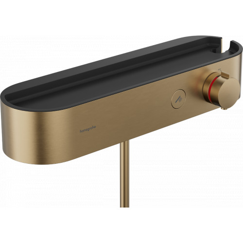 Hansgrohe ShowerTablet Select – Termostatická sprchová batéria 400 na stenu, kartáčovaný bronz 24360140