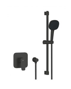 GROHE Cubeo Professional - Sprchová súprava Tempesta 110 s podomietkovou batériou, čierna matná 1053352430