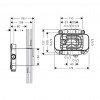 Axor One - Základné podomietkové teleso pre termostat, 45710180