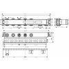 Axor Module Select - Základný podomietkový modul pre 3 spotrebiče, 18311180