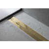 Hansgrohe RainDrain Flex - Vrchná sada sprchového žľabu 700, skracovateľný, pre inštaláciu voľne na plochu, leštený vzhľad zlata 56043990