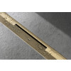 Hansgrohe RainDrain Flex - Vrchná sada sprchového žľabu 800, skracovateľný, pre inštaláciu voľne na plochu, leštený vzhľad zlata 56044990