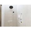 Hansgrohe FixFit - Nástenné kolienko Square so spätným ventilom, matná biela 26455700