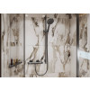 Hansgrohe Ecostat - Sprchový termostat comfort na stenu, kartáčovaný čierny chróm 13116340 