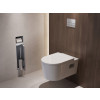 Hansgrohe XtraStoris Rock - WC kefa na zabudovanie s držiakom na toaletný papier, biela matná 56062700
