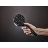 Hansgrohe Vernis Blend - Sprchový systém, termostatický, hlavová sprcha + ručná sprcha, čierna matná 26276670