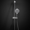Hansgrohe Crometta - Sprchová súprava 1jet so sprchovou tyčou 65 cm, biela/chróm 26533400