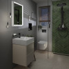 Hansgrohe Rainfinity - Showerpipe 250 1jet EcoSmart s termostatom ShowerTablet 350, čierna matná 28742670