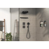 Hansgrohe ShowerSelect Comfort Q - Ventil pod omietku pre 3 spotrebiče, kartáčovaný čierny chróm 15587340