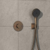 Hansgrohe ShowerSelect Comfort S - Termostat pod omietku pre 2 spotrebiče s EN1717, kartáčovaný bronz 15556140