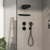 Hansgrohe ShowerSelect Comfort S - Termostat pod omietku, čierna matná 15559670