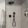 Hansgrohe ShowerSelect Comfort E - Termostat pod omietku pre 2 spotrebiče, čierna matná 15572670
