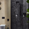 Hansgrohe ShowerSelect Comfort E - Termostat pod omietku pre 2 spotrebiče s EN1717, čierna matná 15578670