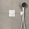 Hansgrohe ShowerSelect Comfort E - Termostat pod omietku pre 2 spotrebiče, biela matná 15572700