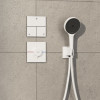 Hansgrohe ShowerSelect Comfort E - Ventil pod omietku pre 3 spotrebiče, biela matná 15573700