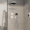 Hansgrohe ShowerSelect Comfort E - Ventil pod omietku pre 3 spotrebiče, biela matná 15573700
