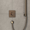 Hansgrohe ShowerSelect Comfort Q - Termostat pod omietku pre 1 spotrebič, kartáčovaný bronz 15581140