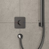 Hansgrohe ShowerSelect Comfort Q - Termostat pod omietku pre 1 spotrebič, kartáčovaný čierny chróm 15581340