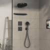 Hansgrohe ShowerSelect Comfort Q - Termostat pod omietku, kartáčovaný čierny chróm 15588340