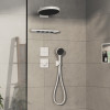 Hansgrohe ShowerSelect Comfort Q - Ventil pod omietku pre 3 spotrebiče, biela matná 15587700