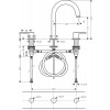 Hansgrohe Vernis Blend - Umývadlová 3-otvorová armatúra s odtokovou súpravou s tiahlom, chróm 71553000