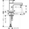 Hansgrohe Vernis Shape - Stojánkový ventil 70 pre studenú vodu bez odtokovej súpravy, čierna matná 71592670