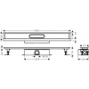 Hansgrohe uBox universal - Úplná sada pre štandardnú inštaláciu - 900 pre vrchné sady sprchových žľabov, 56025180