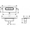 AXOR uBox universal - Základné teleso pre zvislú inštaláciu, 01007180