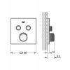 GROHE Grohtherm SmartControl - Termostat pod omietku s 2 ventilmi, mesačná biela 29156LS0