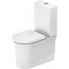 Duravit White Tulip - Stojace WC 650x370 mm, Rimless, HygieneGlaze, biela 2197092000