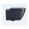 Duravit Happy D.2 - Závesné WC Rimless®, 540x365 mm, Antracit matná 2222098900