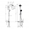 Hansgrohe Croma 160 Showerpipe - Sprchový systém, chróm 27135000