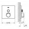 GROHE SmartControl - Krytka podomietkovej batérie s jedným ventilom, chróm 29147000