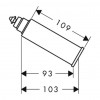 Axor Starck - Predĺženie výtoku 60 mm, chróm 10981000