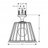Axor LampShower/Nendo - LampShower 275 so stropným ramenom, jeden prúd, chróm 26032000